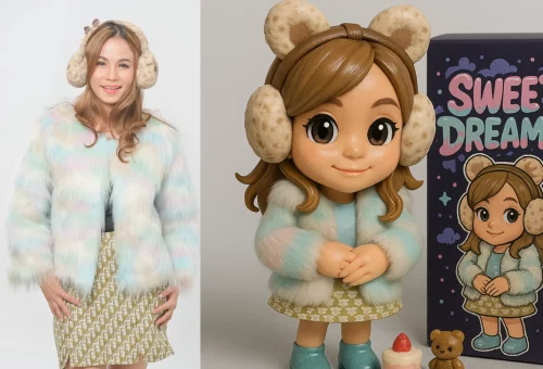 แจกฟรี PROMPT AI สร้าง ART TOY_ Dr Fonth Sweet Dream