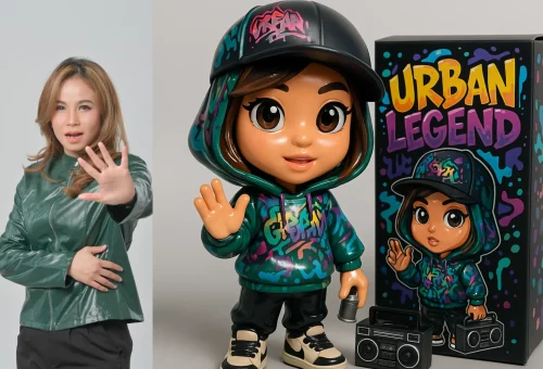 แจกฟรี PROMPT AI สร้าง ART TOY_ Dr Fonth_URBAN LEGEND